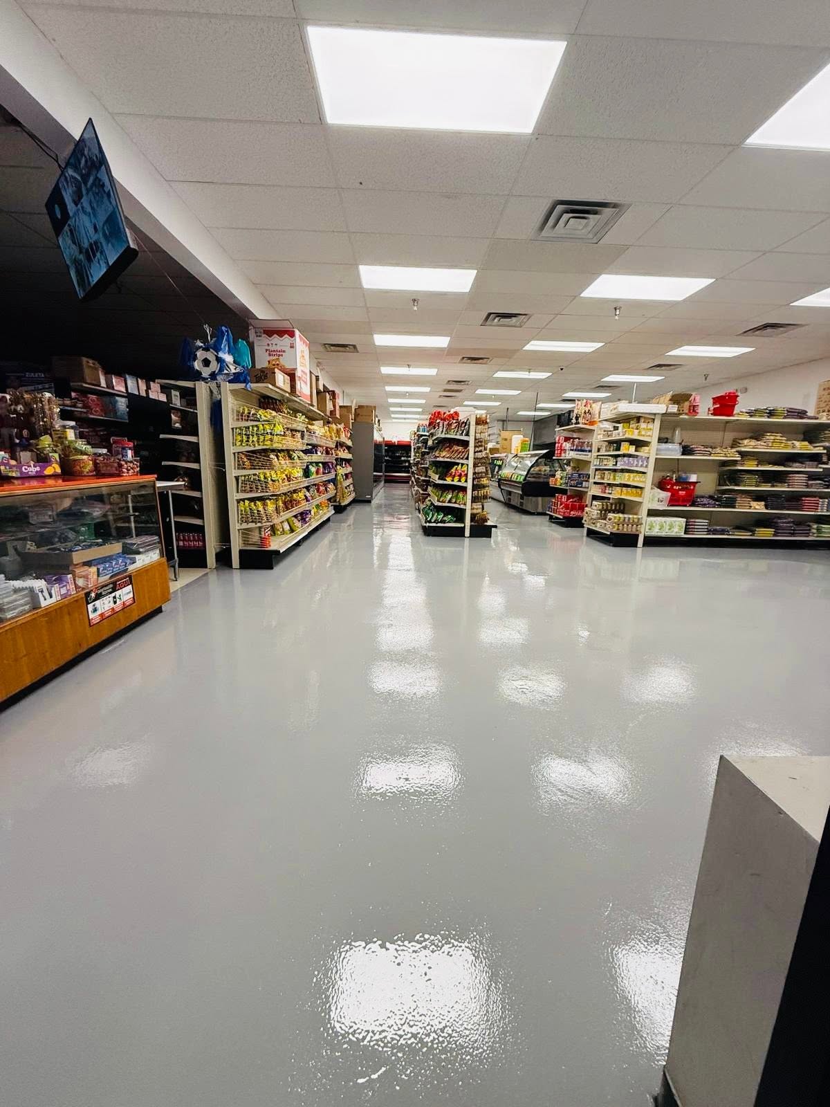Epoxy floor coating work in Shelbyville, KY